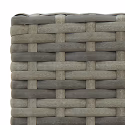 VidaXL 313456 outdoor chair Terrace Polyrattan, Steel Grey - Additional view 7