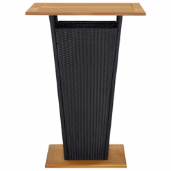 VidaXL 313465 outdoor table Black
