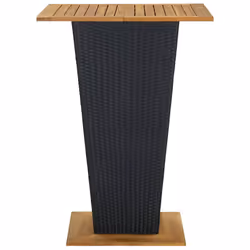 VidaXL 313465 outdoor table Black
