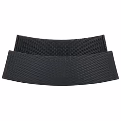vidaXL Garden Bar Table Black Poly Rattan Outdoor Furniture Pub Counter Desk - Additional view 5