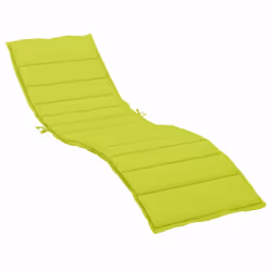 vidaXL Sun Lounger Cushion Bright Green 78.7""x19.7""x1.2"" Oxford Fab