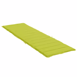 vidaXL Sun Lounger Cushion Bright Green 78.7""x19.7""x1.2"" Oxford Fab