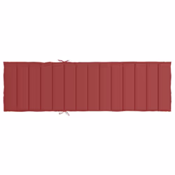 vidaXL Sun Lounger Cushion Wine Red 200x60x3cm Oxford Fabric