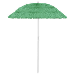vidaXL Hawaii Beach Parasol Outdoor Umbrella Sun Shelter Canopy Sunshade Green
