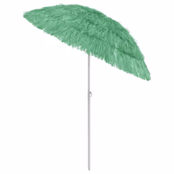 vidaXL Hawaii Beach Parasol Outdoor Umbrella Sun Shelter Canopy Sunshade Green