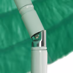 vidaXL Hawaii Beach Parasol Outdoor Umbrella Sun Shelter Patio Canopy Green - Additional view 6