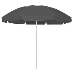 vidaXL Beach Parasol Outdoor Umbrella Sun Shelter Canopy Sunshade Anthracite