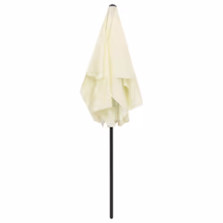 vidaXL Beach Parasol Outdoor Umbrella Sun Shelter Canopy Sunshade Sand Yellow - Additional view 5