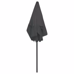 vidaXL Beach Parasol Outdoor Umbrella Sun Shelter Canopy Sunshade Anthracite - Additional view 6