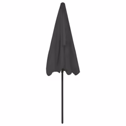 vidaXL Beach Parasol Outdoor Umbrella Sun Shelter Canopy Sunshade Anthracite - Additional view 6
