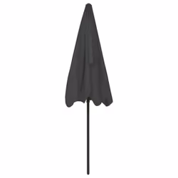 vidaXL Beach Parasol Outdoor Umbrella Sun Shelter Canopy Sunshade Anthracite - Additional view 9