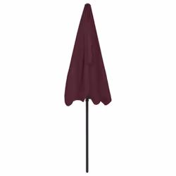 vidaXL Beach Parasol Outdoor Umbrella Sun Shelter Canopy Sunshade Bordeaux Red - Additional view 6