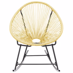 VidaXL 313140 outdoor chair Terrace Padded seat Polyethylene, Rattan, Steel Beige