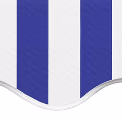 vidaXL Replacement Fabric for Awning Blue and White 4.5x3.5 m Outdoor Canopy - Additional view 4