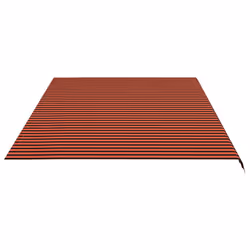 vidaXL Replacement Fabric for Awning Orange and Brown 6x3.5 m Outdoor Canopy - Additional view 3
