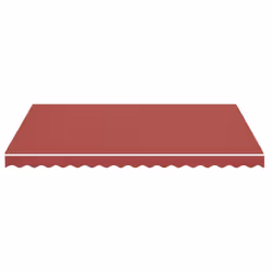 vidaXL Replacement Fabric for Awning Burgundy Red 4x3 m Outdoor Patio Canopy