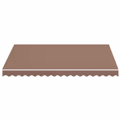 vidaXL Replacement Fabric for Awning Brown 3x2.5 m Outdoor Canopy Sunshade
