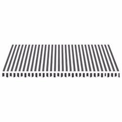 vidaXL Replacement Fabric for Awning Anthracite and White 4.5x3 m Lawn Canopy - Additional view 2
