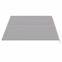 vidaXL Replacement Fabric for Awning Anthracite and White 4.5x3 m Lawn Canopy - Additional view 3