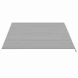 vidaXL Replacement Fabric for Awning Anthracite and White 4.5x3.5 m Canopy - Additional view 3