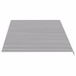 vidaXL Replacement Fabric for Awning Anthracite and White 5x3 m Outdoor Canopy - Additional view 3