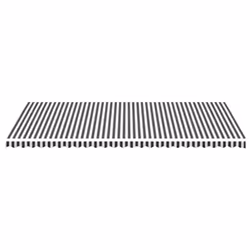 vidaXL Replacement Fabric for Awning Anthracite and White 6x3.5 m Lawn Canopy - Additional view 2