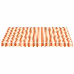 vidaXL Replacement Fabric for Awning Yellow and Orange 3x2.5 m Outdoor Canopy