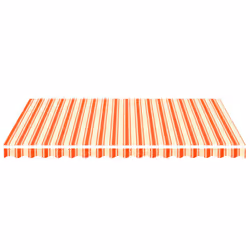 vidaXL Replacement Fabric for Awning Yellow and Orange 4x3 m Outdoor Canopy