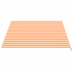 vidaXL Replacement Fabric for Awning Yellow and Orange 4x3 m Outdoor Canopy