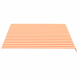 vidaXL Replacement Fabric for Awning Yellow and Orange 4x3.5 m Outdoor Canopy