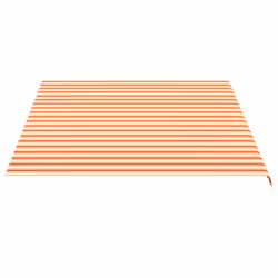 vidaXL Replacement Fabric for Awning Yellow and Orange 4.5x3.5 m Lawn Canopy