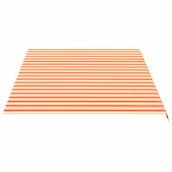 vidaXL Replacement Fabric for Awning Yellow and Orange 5x3.5 m Outdoor Canopy