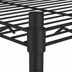 vidaXL 5-Tier Storage Shelf Workshop Garage Shelving Unit Storage Rack Holder - black - Additional view 4