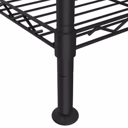 vidaXL 5-Tier Storage Shelf Workshop Garage Shelving Unit Storage Rack Holder - black - Additional view 5