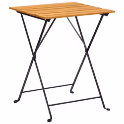 3pc vidaXL Solid Acacia Wood Folding Bistro Set | Garden Furniture Set