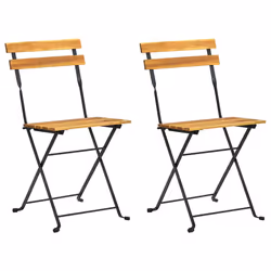 VidaXL 313160, Terrace, Acacia wood, Steel, Brown, 400 mm, 460 mm, 850 mm