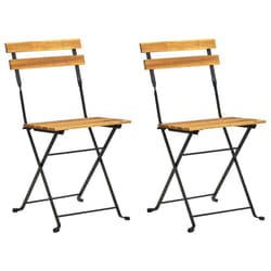 VidaXL 313160 outdoor chair Terrace Acacia wood, Steel Brown