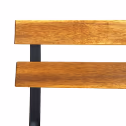 vidaXL 4x Solid Acacia Wood Folding Bistro Chair Outdoor Garden Patio Seat - Additional view 8
