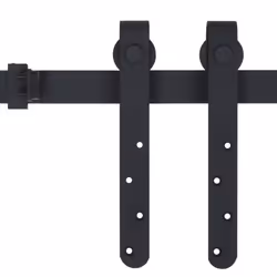 vidaXL Mini Sliding Cabinet Door Kit Carbon Steel 200 cm Sliding Door Track