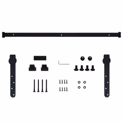 vidaXL Mini Sliding Cabinet Door Kit Carbon Steel 152 cm Sliding Door Track - Additional view 4