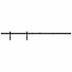 vidaXL Mini Sliding Cabinet Door Kit Carbon Steel 122 cm Sliding Door Track - Additional view 4