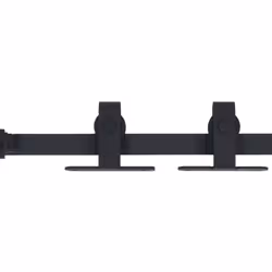 vidaXL Mini Sliding Cabinet Door Kit Carbon Steel 200 cm Sliding Door Track