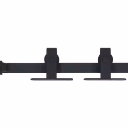 vidaXL Mini Sliding Cabinet Door Kit Carbon Steel 152 cm Sliding Door Track - Additional view 4