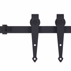 vidaXL Mini Sliding Cabinet Door Kit Carbon Steel 200 cm Sliding Door Track