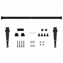 vidaXL Mini Sliding Cabinet Door Kit Carbon Steel 152 cm Sliding Door Track