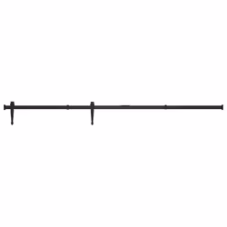 vidaXL Mini Sliding Cabinet Door Kit Carbon Steel 152 cm Sliding Door Track - Additional view 4