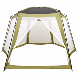 vidaXL Pool Tent Fabric 500x433x250 cm Green Pool Spa Sun Shelter Party Pent