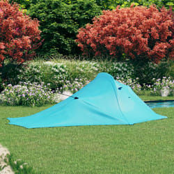 vidaXL Camping Tent Blue Hiking Outdoor Lightweight Tool Sun Rain Shelter