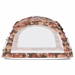 vidaXL Party Tent with LED and 4 Sidewalls Camouflage Event Camping Pavilion - Additional view 8
