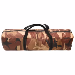 vidaXL Party Tent with LED and 4 Sidewalls Camouflage Event Camping Pavilion - Additional view 9